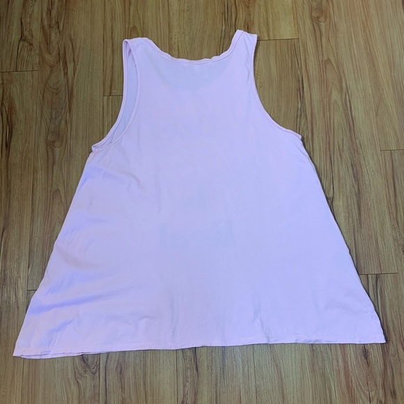 Junk Food “The Snuggle Is Real” Pink Tank Top - Picture 6 of 13